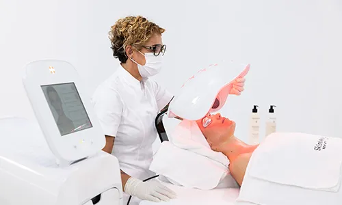 led mask maschera viso